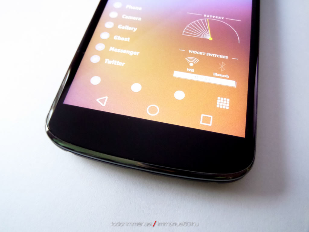 Eladó Nexus 4, független, fekete, 16GB